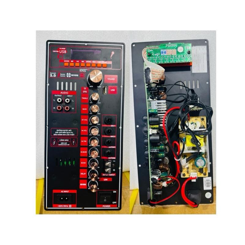 Bo mạch công suất loa kéo kích thước 14.5cmx 31.5cm công suất 120w