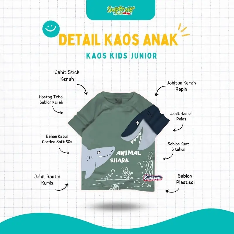 Superzie Kaos Anak Perempuan Unicorn 4-13 tahun Kaos oblong anak cewek Motif MAGICAL HITAM 4