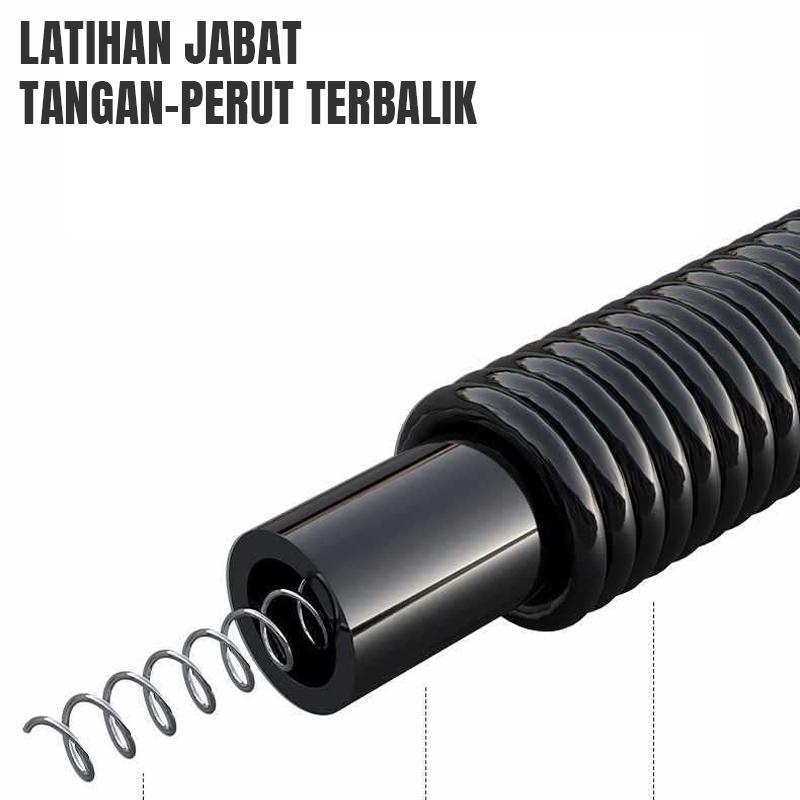 VENCHY Power Twister 20 KG - 60 KG Alat Olahraga Dirumah Olahraga Power Bender Untuk Pembentuk Otot Lengan Perut Dan Dada Alat Fitnes Simpel Outdoor Spring Exercise Bend Flex Bar Chest Arm Bicep Strength Training Builder Strengthener Blaster Gym 4