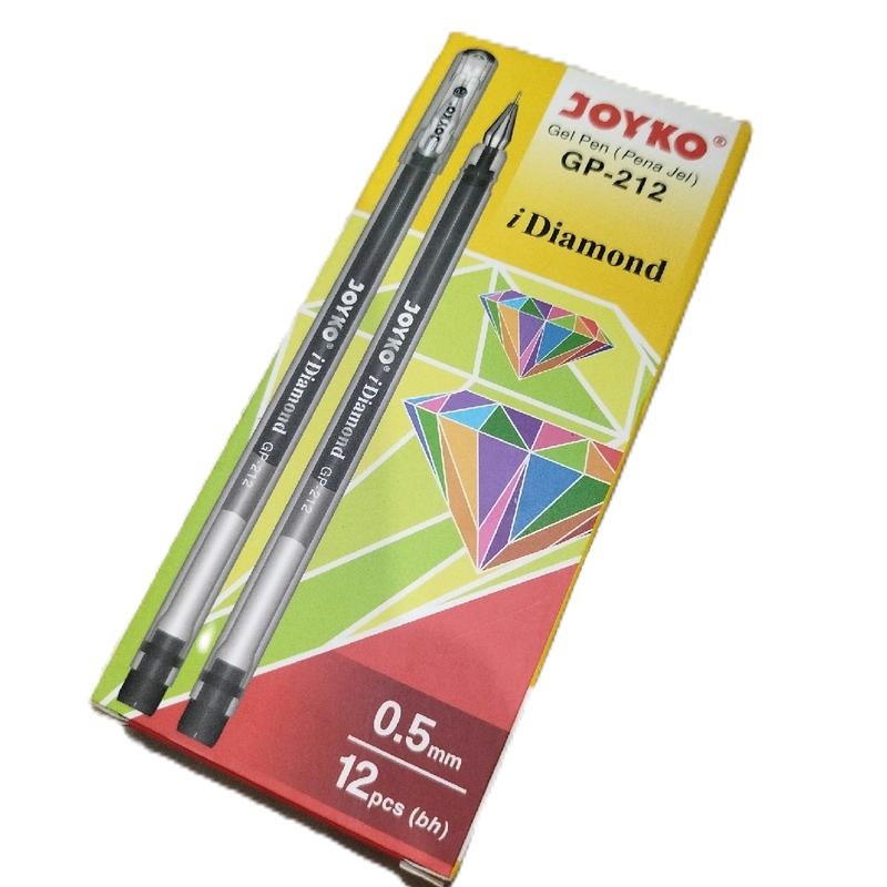 Pulpen Gel Joyko Gp-212 IDiamond 0.5 mm / Pcs Stationery Tinta 0