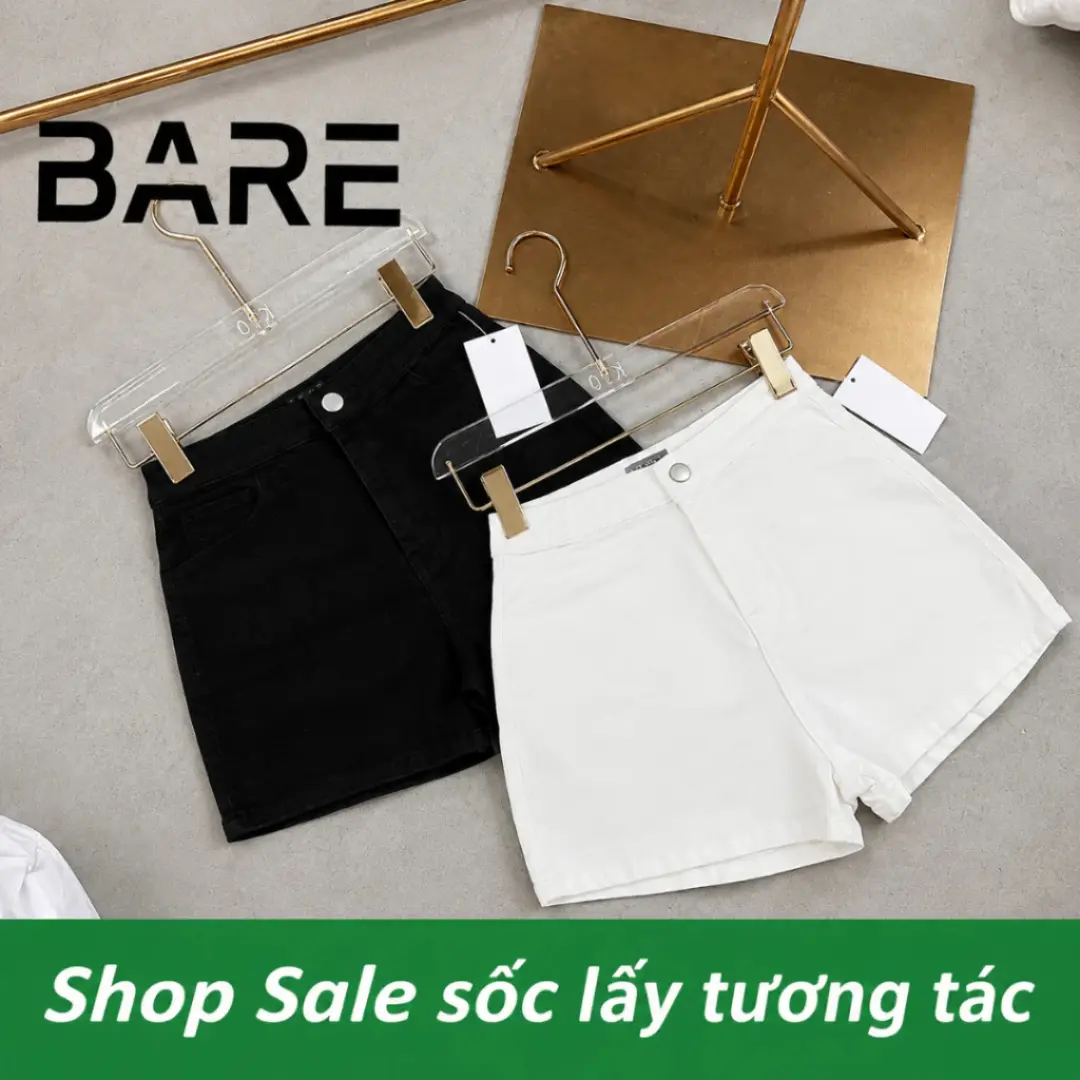Quần đùi nữ lưng cao vải kaki co dãn nhẹ hack dáng phong cách basic dễ phối đồ - Q01 Pants Trắng Women Jean