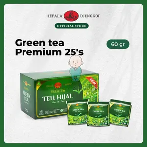 Teh Kepala Djenggot Premium 50gr - Teh Hijau [KEMASAN BARU]