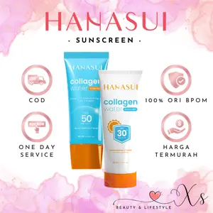 Sunscreen Hanasui SPF 50 dan SPF 30 untuk Wajah - Facial Vitamin Mencerahkan