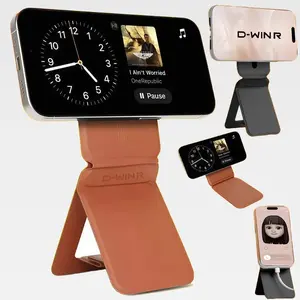 DWINR Tripod Magnetic Wallet Phone Holder D-WINR MAGSAFE untuk iPhone Samsung Huawei Casing Magsafe Minimalis Portabel Fleksibel Sudut Akurat Dengan Bahan Premium dan Fungsi Serbaguna