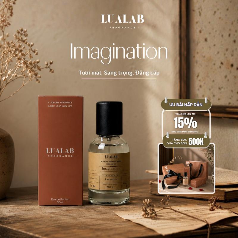 Nước hoa nam Lualab Imagination dung tích 30ml tone mùi tươi mát sang trọng nam tính NO80