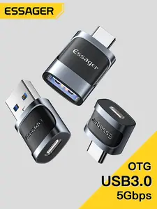 Essager OTG Type C To USB Micro USB To Type C Adapter OTG USB To Type C Adapter For Macbook Xiaomi HUAWEI Samsung OTG Connector