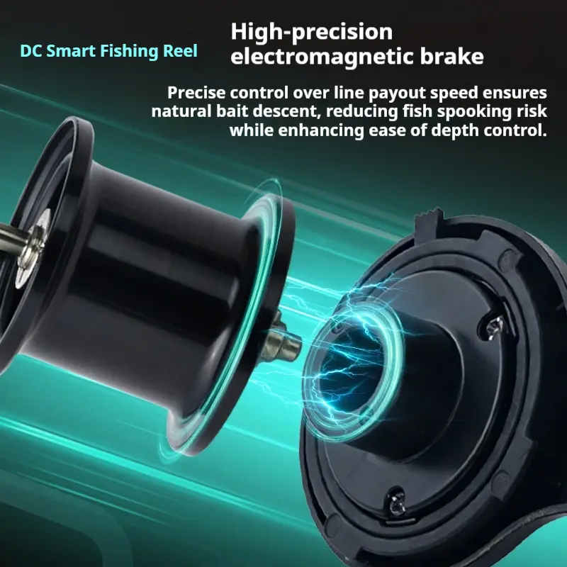 Lizard Fishing Black Myth DC Baitcasting Reel, Long Cast Anti