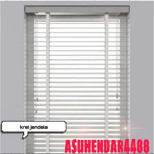 Tirai 40/60/90/120/220cm Venetian Blinds 25 Mm - Putih Tirai penutup kerai Hordeng Curtain