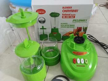 Product Review of BLENDER PLASTIK OKAYAMA BLENDER 3 IN 1 OK-355 3 tabung from R**u k**i 2