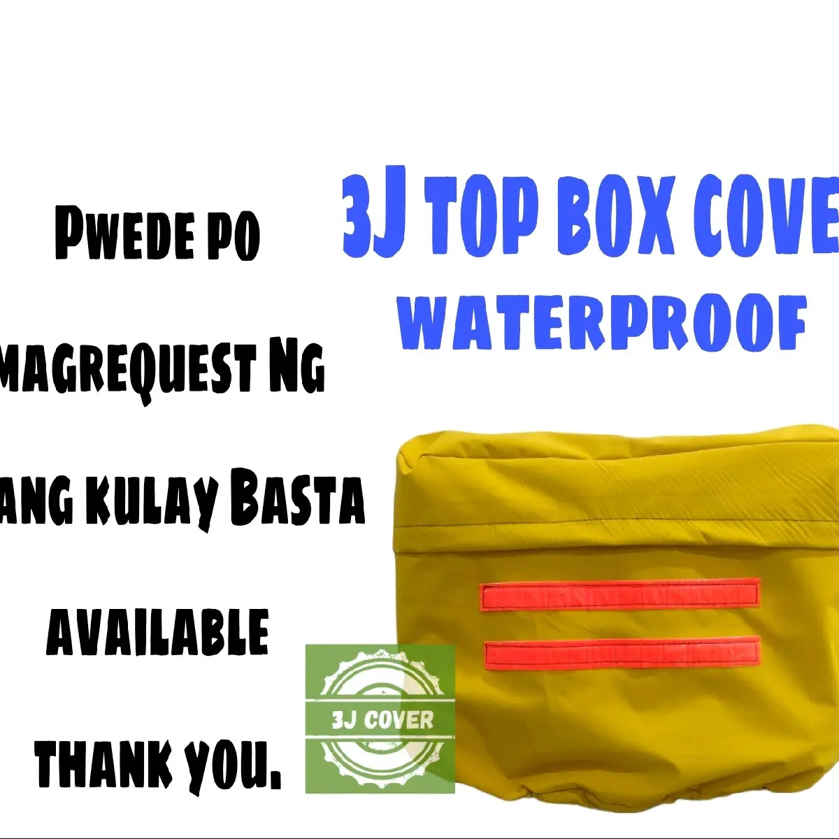 top box cover waterproof makapal(for alloy and hard plastic)