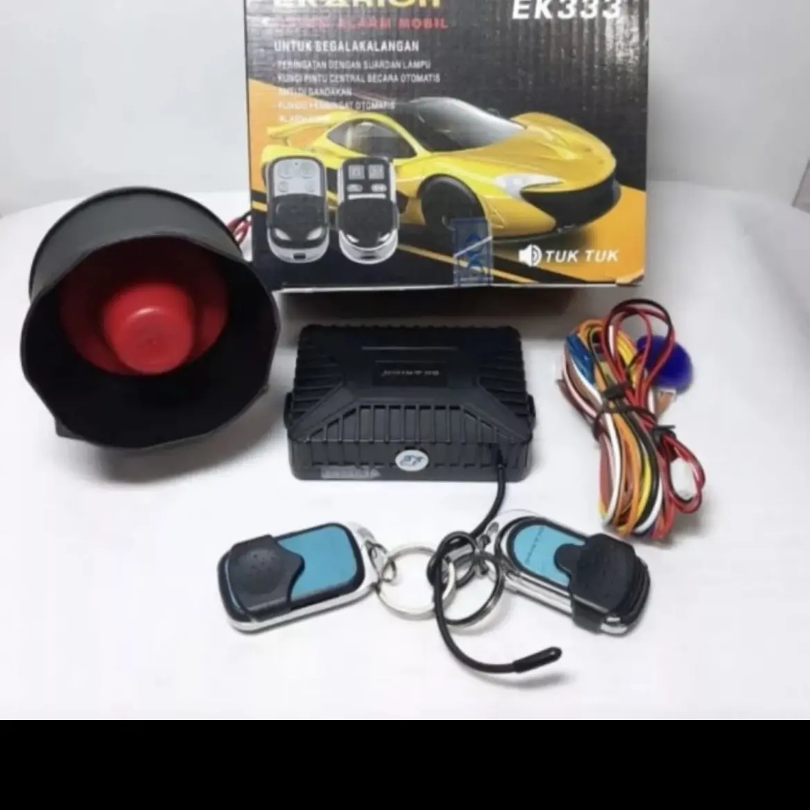 Alarm mobil ekarion ek333 universal model kunci sliding slide semua mobil bisa