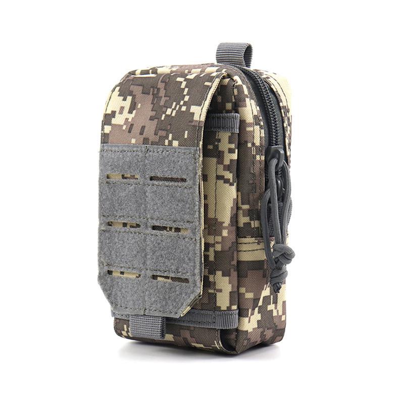 Product Introduction of Waist Bags Men's Outdoor Casual Waist Pack Coin Purse Mobile Phone Case nylon Work Waist Case Bag Army Military EDC Small Bag 11