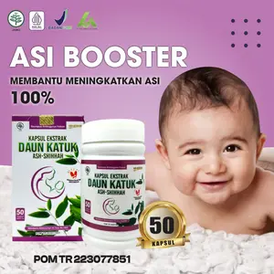 Kapsul Ekstrak Daun Katuk asi booster Mommy Pelancar Asi BPOM