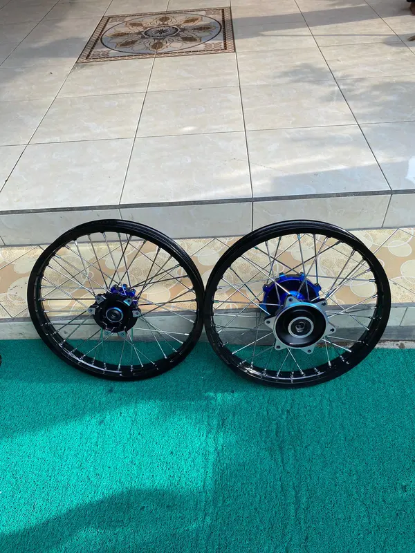 Velg Set Surex CRF 160 Rata Tanpa Ban Wheelset Semi Cacing CRF 150 L 3