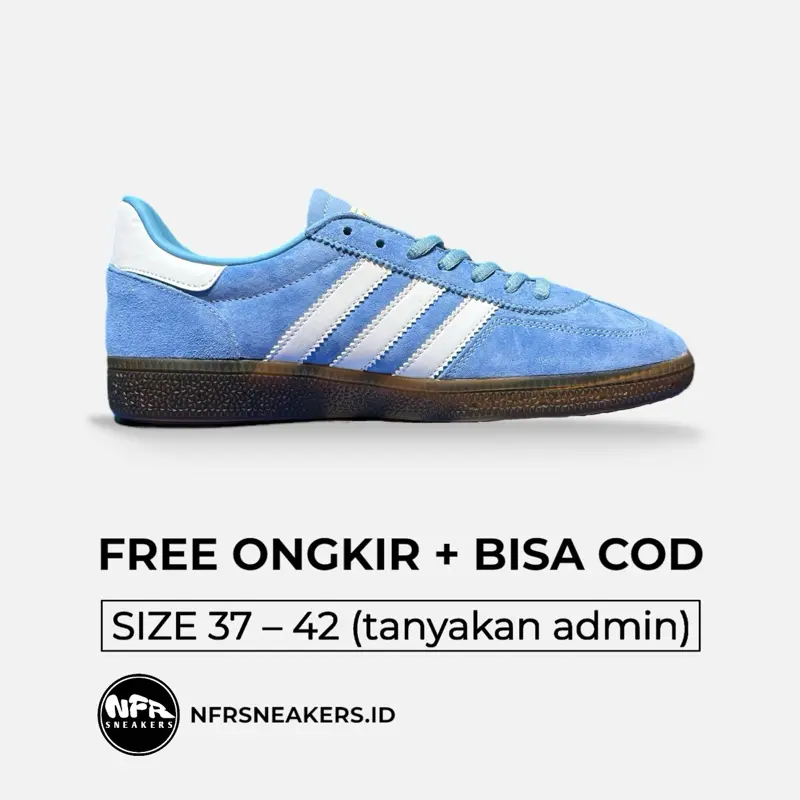 Sepatu Sneakers Kasual Spezi4l Ice Blue | Brand New In Box |  Casual Pria Wanita 0