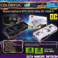 Gambar COLORFUL iGame GeForce RTX 5070 Ultra W OC 12GB-V - 12GB GDDR7 192Bit PCIe5.0 - Black Edition  dari Duta Mandiri Infokom Kota Administrasi Jakarta Pusat 1 Tokopedia