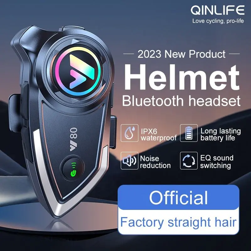 Y80 Headset Helm Bluetooth Headset Helmet mirip intercom Motorcycle Y80 hard soft mic CUMA DAPAT HARDMIC - Black 2