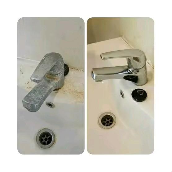 Cairan Ajaib Pembersih Karat Wastafel Besi Logam Pengkilap Ampuh Stainless 3