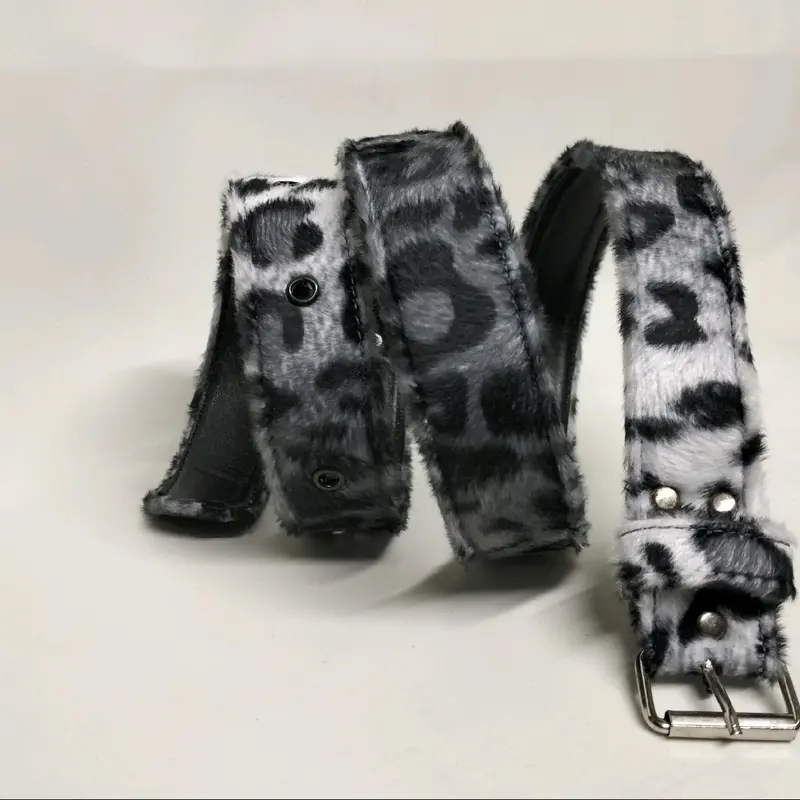 belt leopard sabuk pria wanita motif macan ikat pinggang pria motif leopard gesper skena termurah 2