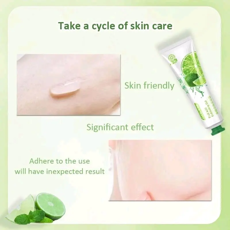 OULISI Fruit Acid Exfoliating Gel Facial Mengangkat Kulit Mati Cleanser Muka Mencerahkan Wajah Cleansing Bersihkan Kotoran 6