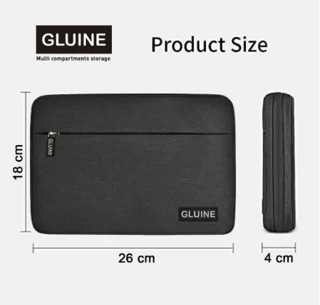 GLUINE# 1368 Travel Gadget Bag Organizer Cable Pouch Tas aksesoris Portable Waterproof untuk Kabel HP Powerbank 5