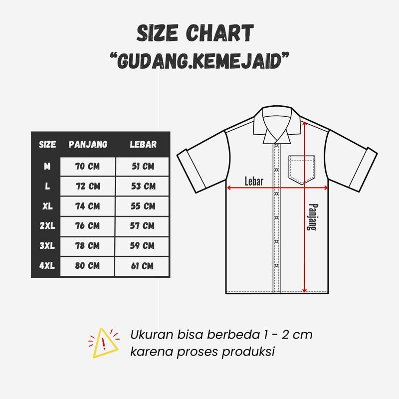Kemeja Pria Slimfit Lengan Pendek [HITAM] Katun Twill Premium Casual/Formal Basic Kantor Distro by Gudangkemejaid 4
