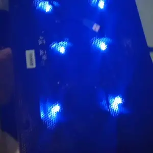 Cooling Pad Laptop Portable 2/6 Kipas - LED Senyap, Tinggi Bisa Diatur, Lipat, Cocok untuk Laptop 9-17 Inci