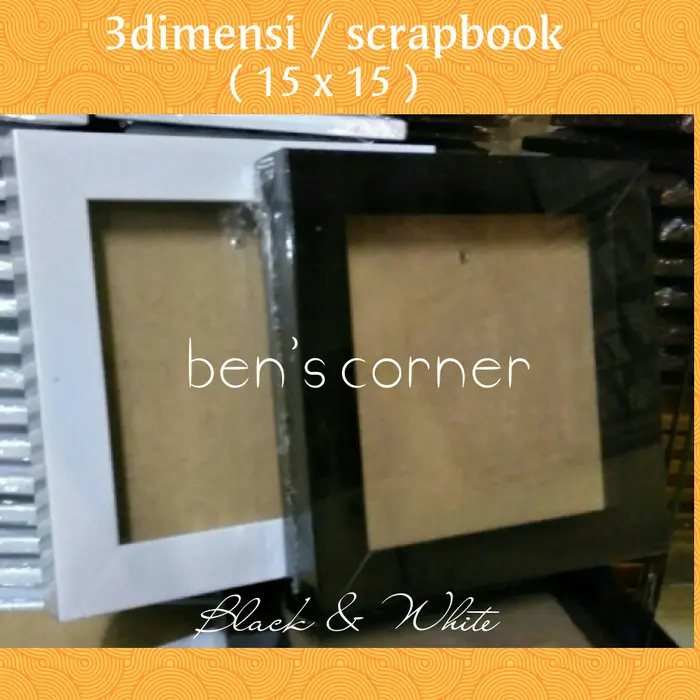 Frame Foto 3Dimensi /Scrapbook Uk.15X15