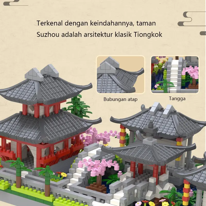 Mini Block Garden Nano Balok Cina Building Micro Partikel Blok Bangunan Building Block Bricks 2