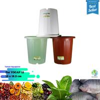 Gambar Pot YOGAP YPT 15 untuk Tanaman Hias dari Taman Aquaponic Kota Bekasi 1 Tokopedia