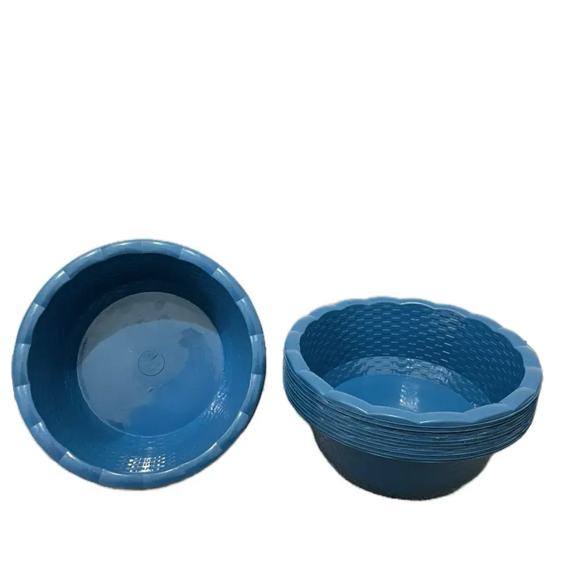 12 Pcs Wakul Baskom Motif Rajut Plastik Cocok untuk Hajatan