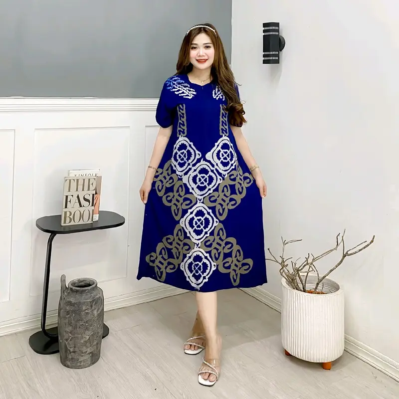 daster batik daster cap malaman daster rayon twill super tebal busui Bumil Motif Pekalongan remaja 2