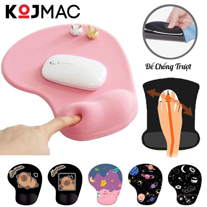 Loại Xịn Lót Chuột Có ĐỆM TAY SILICON Máy Tính cực êm đỡ mỏi tay - PKA095