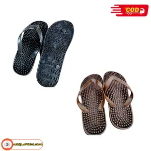 Sandal Terapi Rematik Refleksi Pria dan Wanita Jepit Sandal Flat Putih Bantalan Nyaman Penyangga Lengkungan Kaki Sandal Kesehatan - Sendal