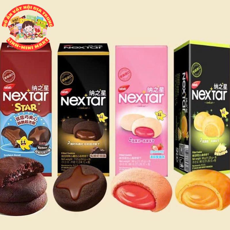 Bánh Nextar socola nhân chảy hộp 112g Chocolate