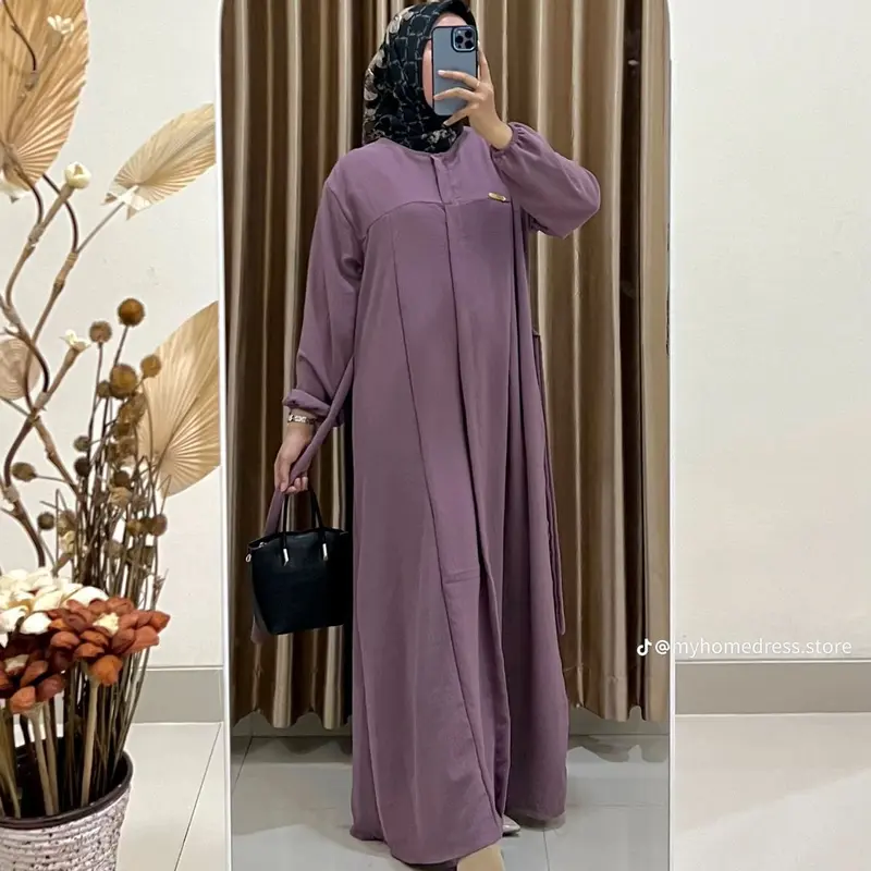 Abaya Elsira 2 VARIASI SET HIJAB&BROSS- Free Bross SAJA// Busui Friendly 3