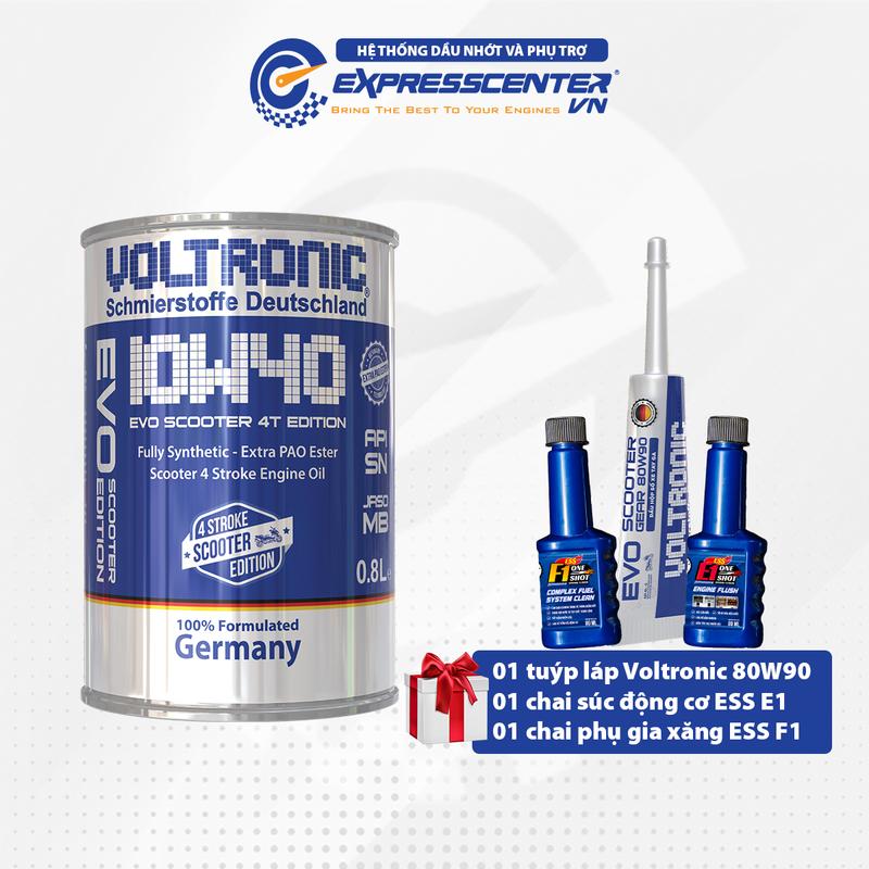Dầu Nhớt Xe Tay Ga Voltronic EVO Scooter 4T Edition 10w40 800ml - Phụ Tùng Xe Máy