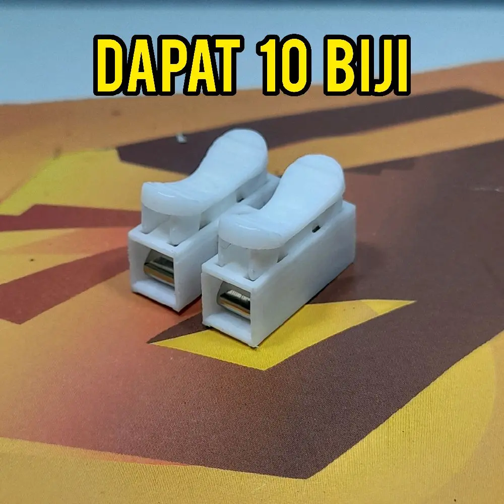 10 pcs Konektor Kabel Listrik Quick Connect Terminal Konektor Kabel Praktis
