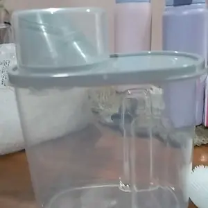 ANGOLA Tempat Deterjen Bubuk  C81-C82 Detergen Dispenser / Wadah Sabun  Serbaguna Biru Penyimpanan Plastik Pink