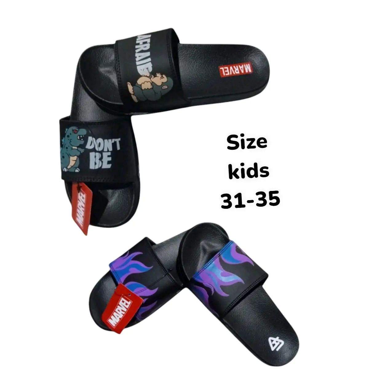 SANDAL KIDS SANDAL MURAH SANDAL SLIDE ON ANTI SLIP PRIA/WANITA Fashion baim ank sandal selop smile sendal laki ve batman sandal anak laki laki import 1–5 sandal anak baru bisa jalan samba cars sepatu sekolah spiderman sandal lab jepit hiu Laki-laki