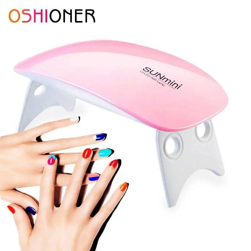 Pengering Kutek Kuku UV LED Nail Dryer 6W / Peralatan Kutek / Aksesoris Kutek / Kecantikan Kutek / Aksesoris Penghias Kuku 7