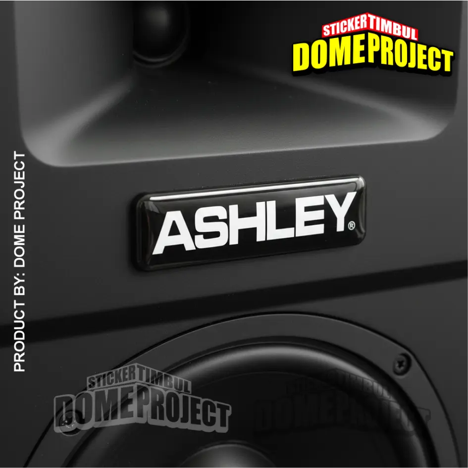 STIKER TIMBUL ASHLEY SOUND STIKER AUDIO STICKER LENTUR 3D BENTUK KOTAK