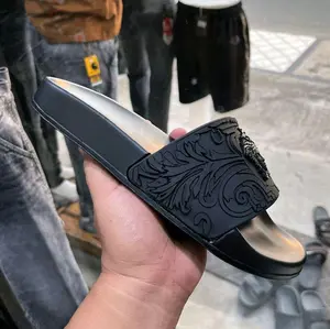 Sendal Selop Pria Model Terbaru - Sandal Slop Pria Karet Tebal Awet