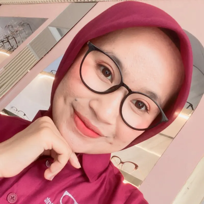 Frame semi cat eyes YA8184 Glasses 3