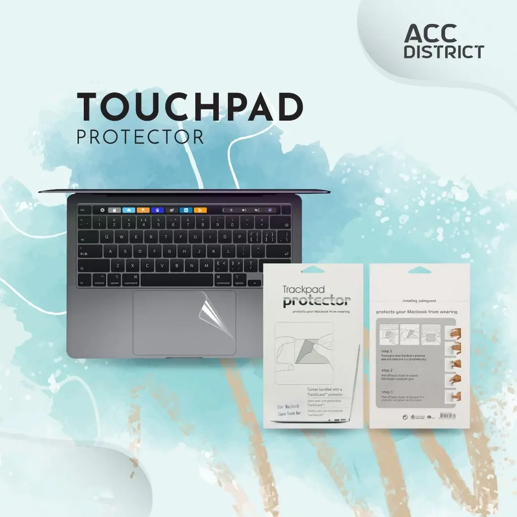 Trackpad/Touchpad Protector for Mac | Air Pro 11 13 14 15 16 Inch M1 M2 M3 Touchbar Retina 2020 2021 2022 2023 2024