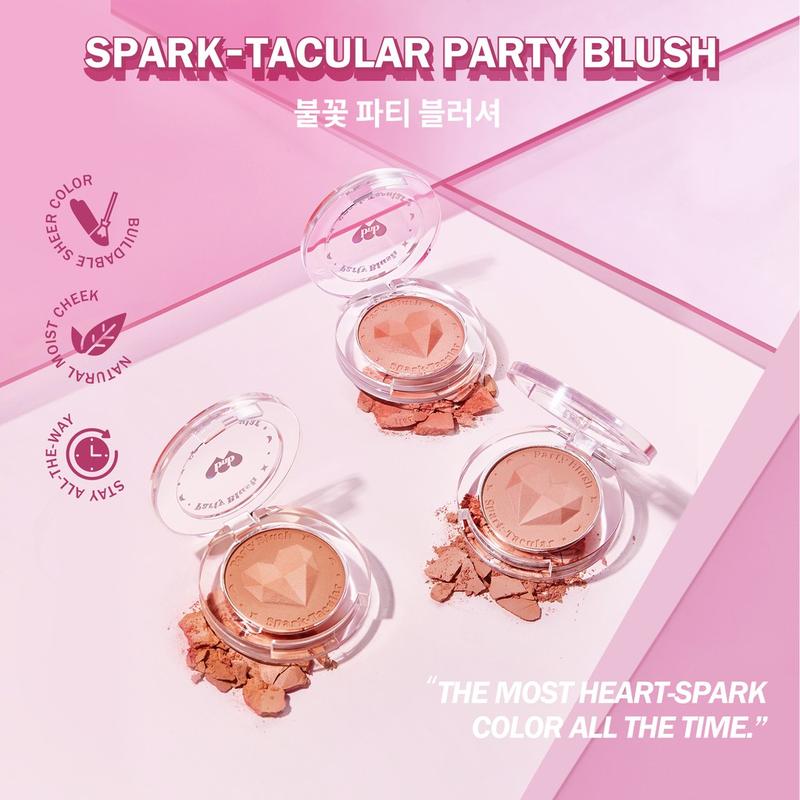 BNB barenbliss Spark-Tacular Party Blush /Blush On Pallete Make Up Tahan Lama 2