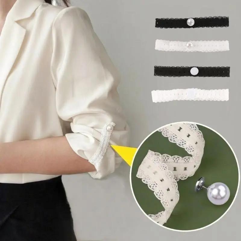 Không có khoan Áo sơ mi tay áo Cuff ốc vít 2Pcs Có thể điều chỉnh đàn hồi ban…