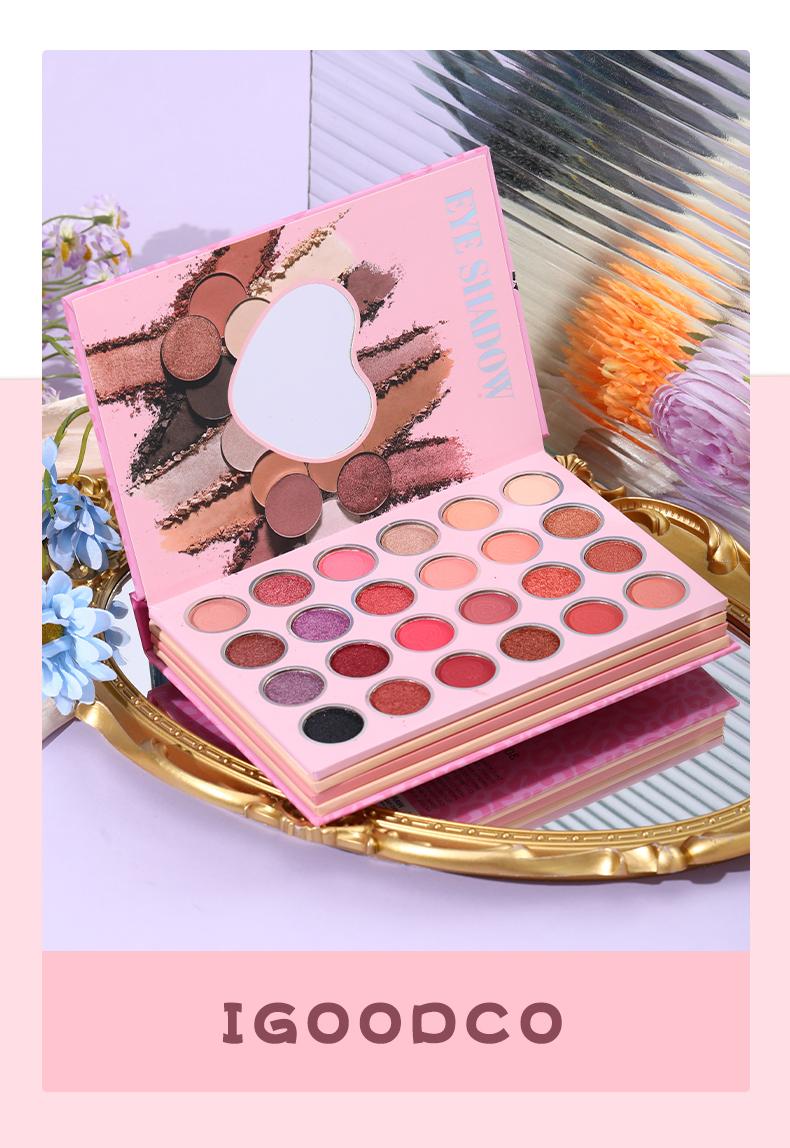 Product Introduction of IGOODCO 43 Warna bayangan mata Plat Glitter Powder Cosmetics Women Funny Cover Book Frosted Glitter Powder Sequins Eye Makeup Palette eye shadow 5