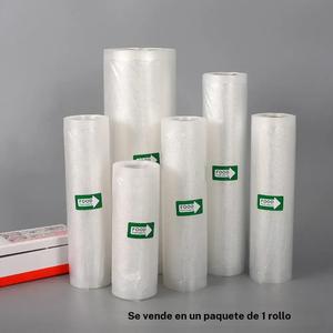 Bolsa selladora al vacío para alimentos, 1 rollo de bolsas selladoras al vacío de múltiples tamaños, Bolsa de almacenamiento al vacío para mantener frescura de alimentos por más tiempo, Suministros para cocina en casa