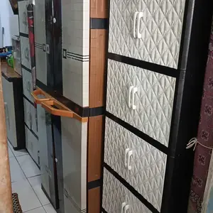 HOT TREND Lemari Plastik Pakaian MAESTRO TABITHA Crystal Small Series Susun 2-5 Desain Elegan Ukuran 48x30x62-150 cm Solusi Penyimpanan Pakaian Praktis dan Stylish